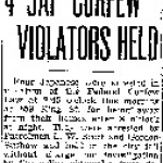 4 Jap Curfew Violators Held (April 25, 1942)