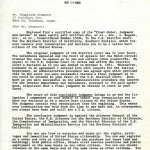 Letter from Wayne M. Collins, Attorney at Law, to Tsugitada Kanamori, May 19, 1958