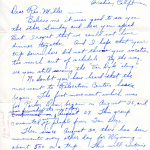 Letter from George Yoshioka to Rev. [Wendell L.] Miller, [September 11, 1942]