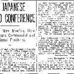 Coast Japanese Hold Conference. Business Men Meeting Here to Discuss Commercial and Educational Problems. (July 5, 1918)