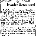 Seattle Jap Draft Evader Sentenced (September 28, 1944)