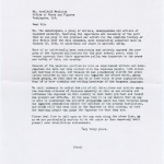 Letter offering support from Japanese writers, journalists, and artists
