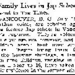 Family Lives in Jap School (July 15, 1943)