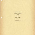 Tule Lake recreation center community affairs report for the period August 20, 1942 to September 20, 1942