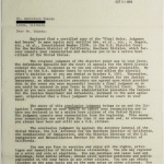 Letter regarding cancellation of renunciation of citizenship