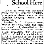 Classes Held At Japanese School Here (December 8, 1941)