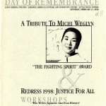 National Coalition for Redress/Reparations and Friends of Michi Weglyn present day of remembrance