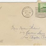 Letter (with envelope) to Mollie Wilson from Lillian (Nobie) Igasaki (July 9, 1943)