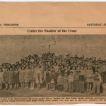 Minidoka Irrigator: -Under the shadow of the cross