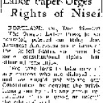 Labor Paper Urges Rights of Nisei (December 15, 1944)