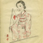 Drawing done by a Japanese prisoner of war
