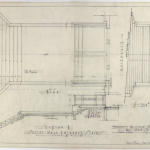 Blueprints for entrance stairs for Betsuin Temple