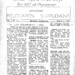 Manzanar Free Press Relocation Supplement Vol. 1 No. 16 (August 4, 1945)