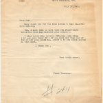 Letter sent to T.K. Pharmacy from Heart Mountain concentration camp