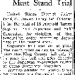 Half-Jap Youth Must Stand Trial (Spetember 3, 1942)