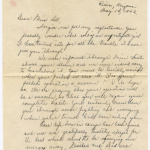 Letter from Martha Morooka to Violet Sell Letter from Martha Morooka to Violet Sell