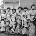 Girls in kimonos