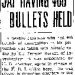 Jap Having 400 Bullets Held (March 19, 1942)
