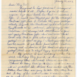 Letter from Martha Morooka to Violet Sell