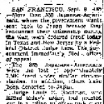 Japanese-Americans Ordered Set Free (September 8, 1947)