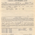 Farming and grazing lease contract