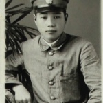 Shozo Taniguchi in school uniform