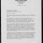 Letter from Daniel K. Inouye, Senator, to Sharon M. Tanihara, September 21, 1990
