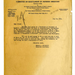 Letter from George Rundquist to Friend, July 16, 1943
