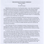 Keynote address by Bob H. Suzuki for Nisei Honorary Degree Ceremony Keynote address by Bob H. Suzuki for Nisei Honorary Degree Ceremony