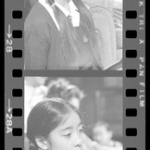 Negative film strip for Farewell to Manzanar scene stills