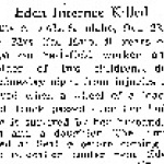 Eden Internee Killed (October 23, 1942)