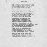 Poem written in camp