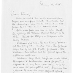 Letter from Michi Weglyn to Frank Chin, February 17, 1988