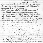 Letter written by an Issei man to his family