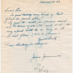 Letter sent to T.K. Pharmacy from Heart Mountain concentration camp