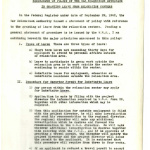 Memorandum on Policy of the War Relocation Authority in Granting Leave from Relocation Centers