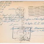 Postcard from Sgt. Frank Honda to Iku Morita Postcard from Sgt. Frank Honda to Iku Morita