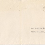 Letter to George Kida from John McEwen