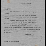 Letter from H.C. Herring to Mr. M. Abe, November 20, 1945