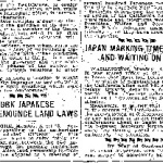 New York Japanese Denounce Land Laws (April 28, 1913)